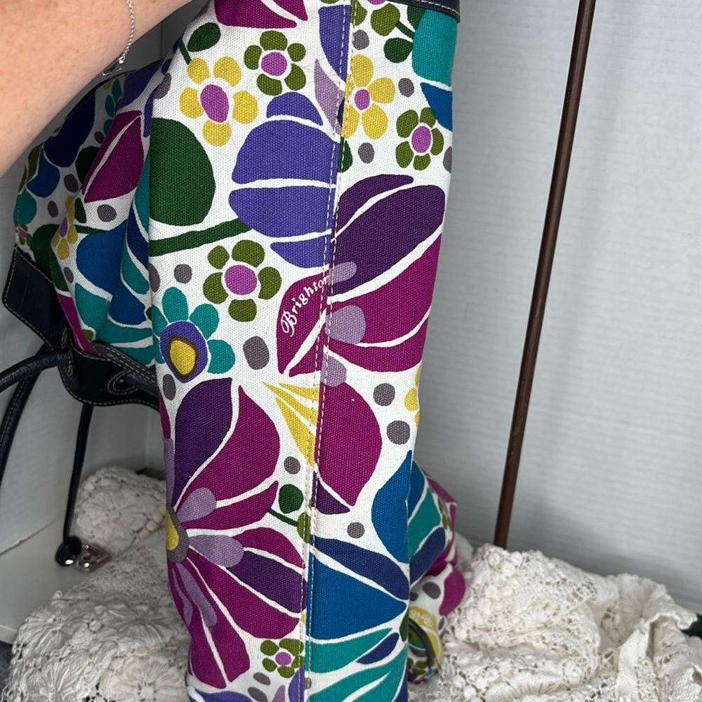 Brighton Large Multicolor Tote Bag Purse. - Picture 8 of 12